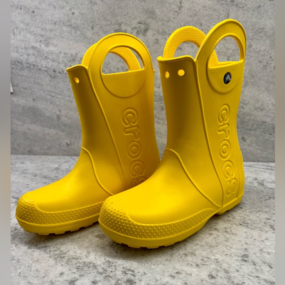 Crocs Kids Unisex Handle It Rain Boots, Size J3